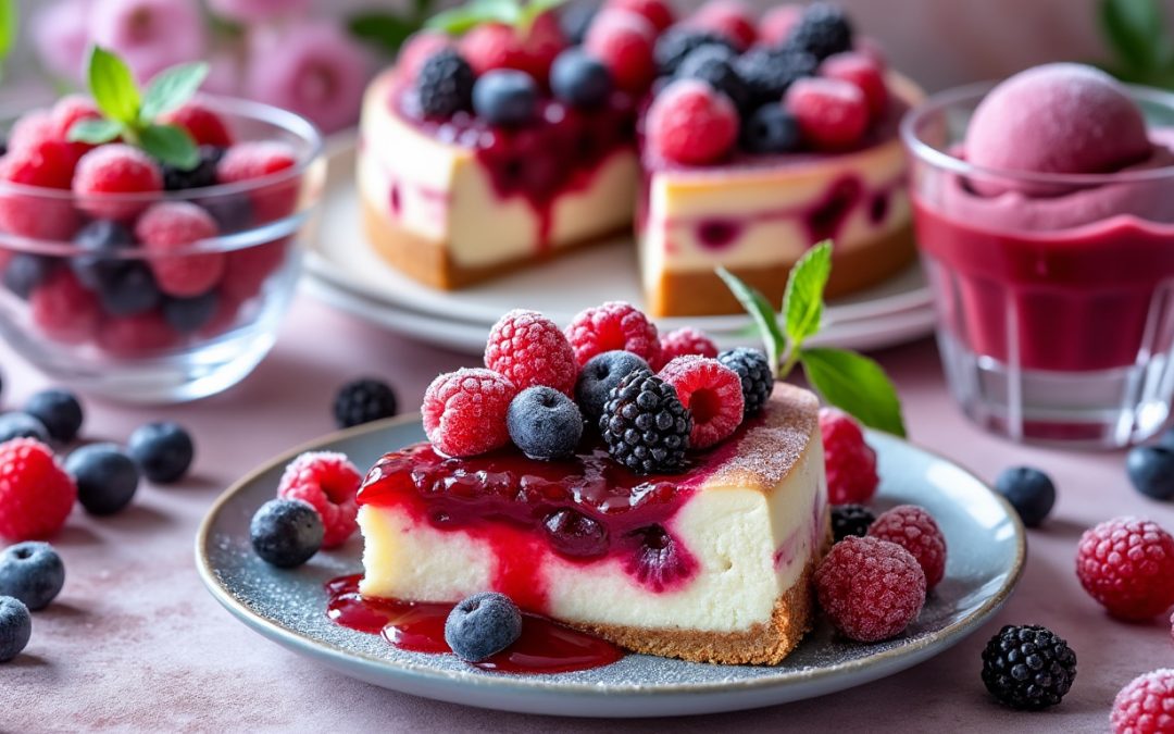 découvrez nos délicieuses idées de desserts à réaliser avec des fruits rouges surgelés pour régaler toute la famille facilement et rapidement.