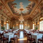 Quels sont les plus beaux salons de restaurant avec plafonds peints d'époque ? 10 découvrez les plus beaux salons de restaurant ornés de plafonds peints d'époque, alliant histoire et élégance pour une expérience culinaire unique.