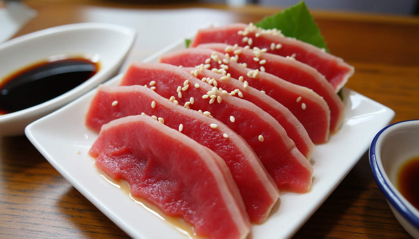 découvrez les secrets d'une préparation japonaise authentique du thon cru mariné pour un plat savoureux et délicat.
