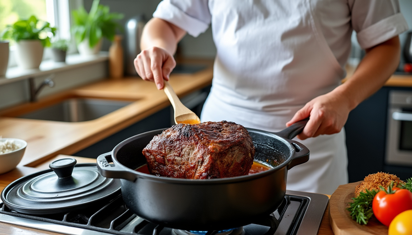 Les secrets de la cuisson basse température pour les viandes rouges 1 découvrez les astuces essentielles de la cuisson basse température pour des viandes rouges tendres, juteuses et savoureuses à chaque repas.